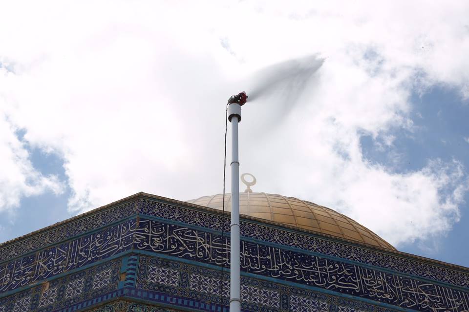 نظام اطفاء جديد في المسجد الأقصى Image