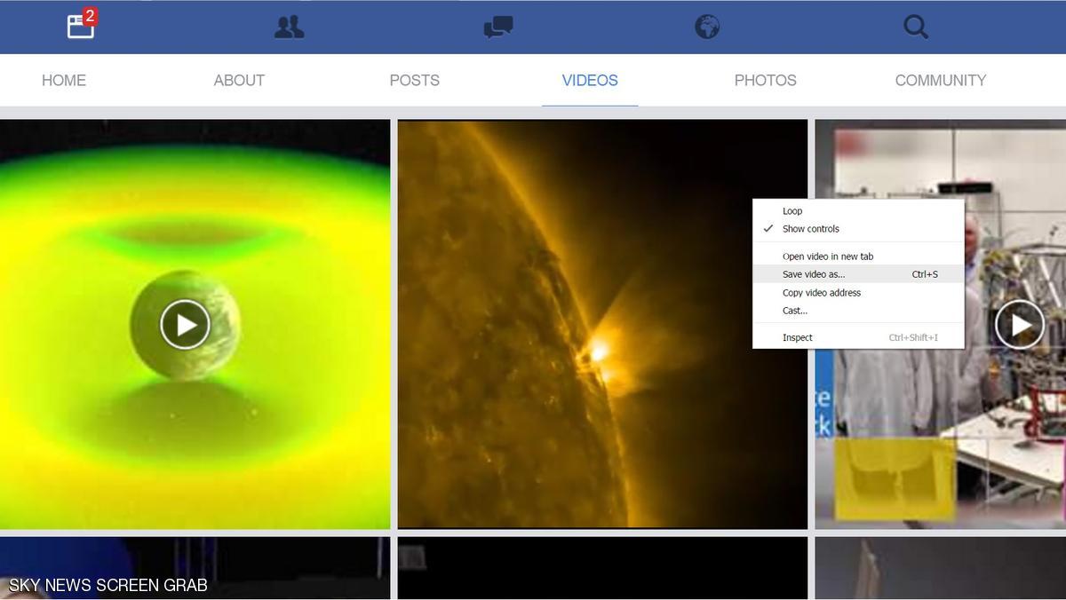 تحميل فيديوهات فيسبوك بأبسط طريقة ممكنة Image