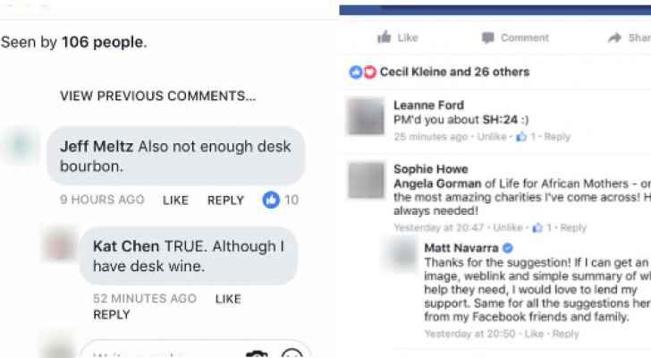 فيسبوك تختبر طريقة عرض التعليقات تشبه فقاعات 'الماسينجر' Image