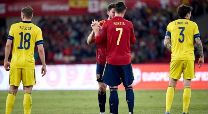 إسبانيا الى مونديال قطر 2022 بهدف موراتا Image