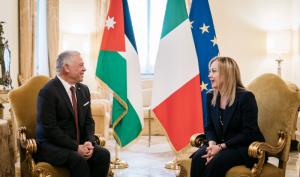 الملك يؤكد لرئيسة وزراء إيطاليا ضرورة تعزيز التعاون 