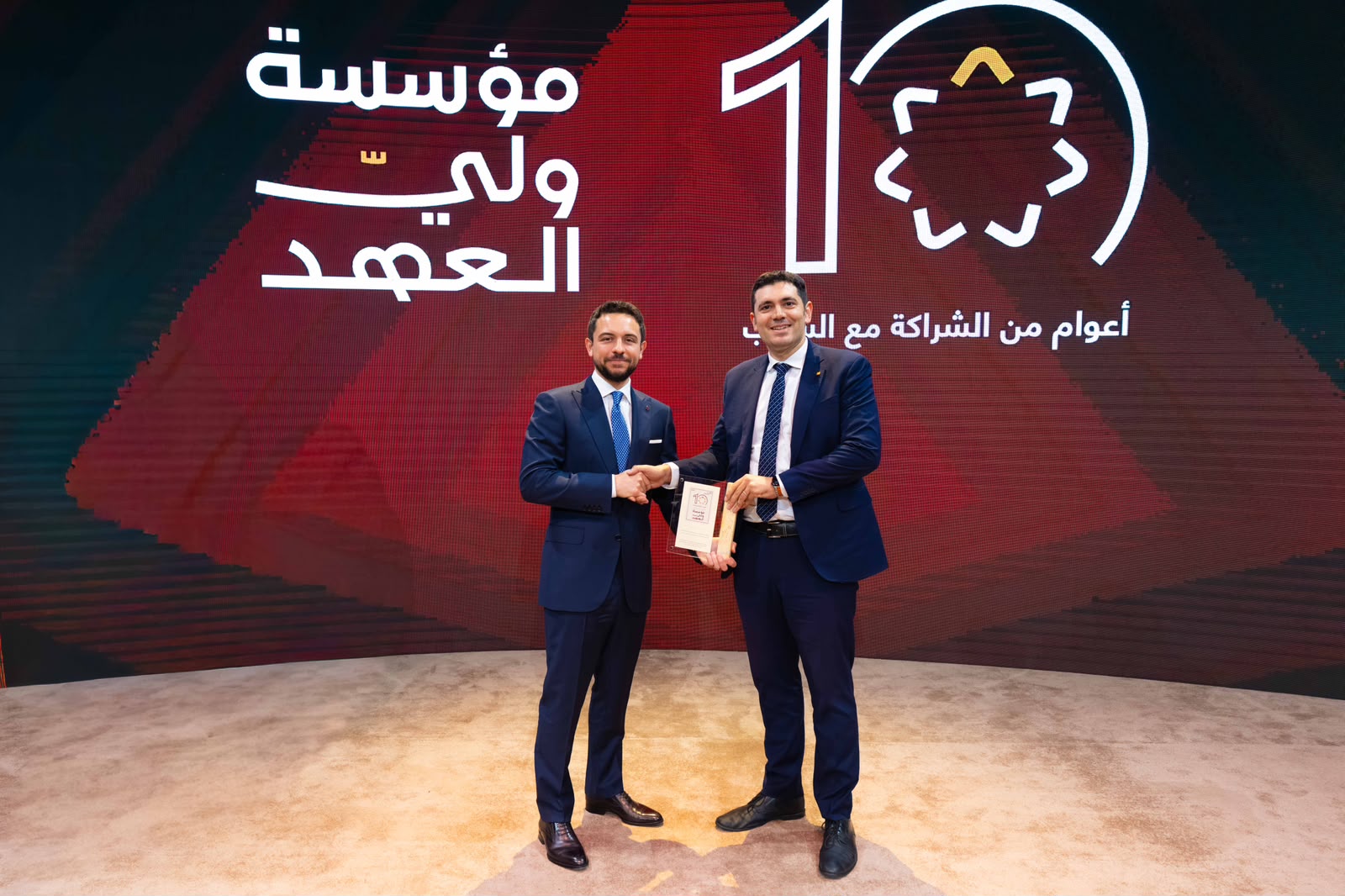 Crown Prince Honors Orange Jordan During the Crown Prince Foundation’s 10th Anniversary Celebration