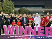 فريق السفارة الأردنية في قطر يتوج ببطولة كرة القدم للسفارات