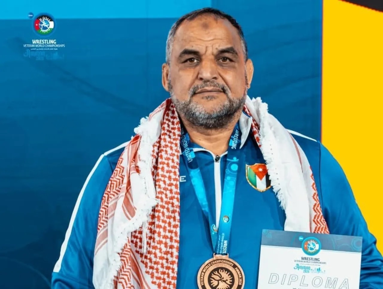 الزريقات يحصد 7 ميداليات عالمية ويسجل رقما قياسيا عربيا في المصارعة