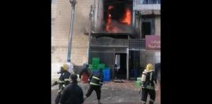 حريق كبير بمطعم مشهور في عمّان