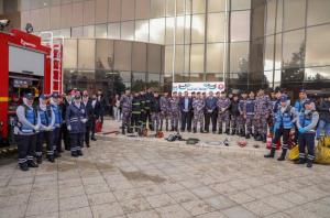 افتتاح معرض لآليات ومعدات الدفاع المدني في الجامعة الهاشمية