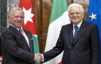 الملك يؤكد للرئيس الإيطالي ضرورة وقف الكارثة الإنسانية في غزة