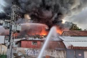 اندلاع حريق كبير في حيفا