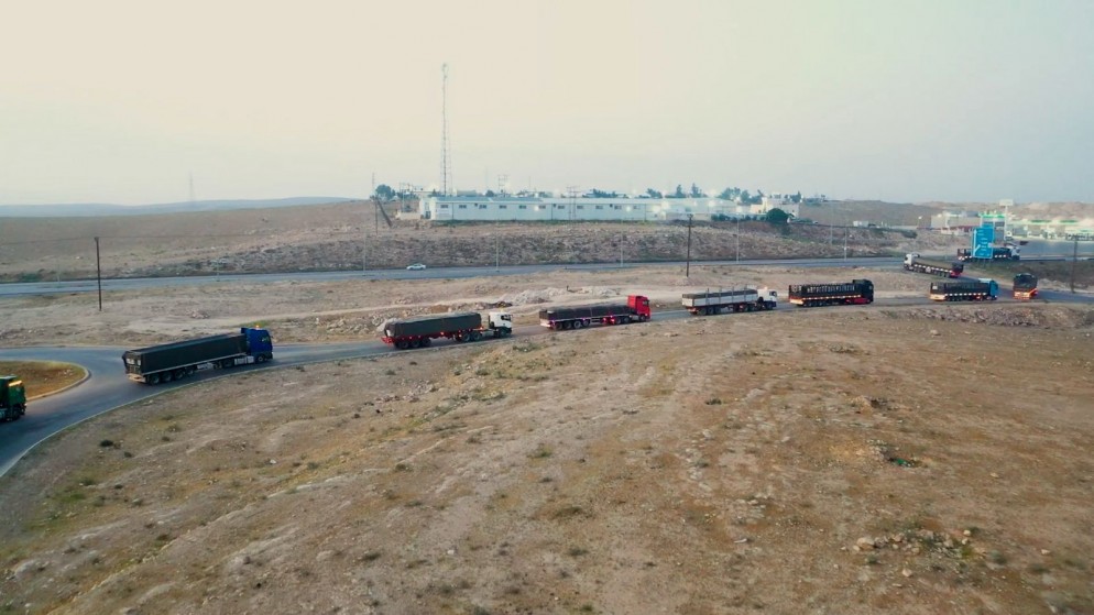 الأردن يسيّر 100 شاحنة مساعدات جديدة لقطاع غزة Image