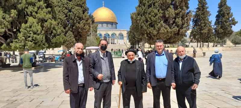 الأب منويل مسلم يدخل القدس بعد غياب 50 عاما Image