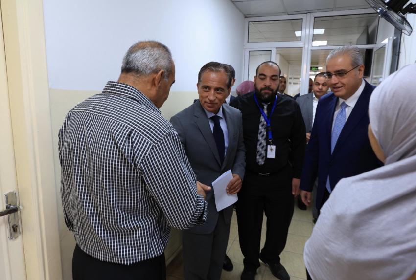 جعفر حسّان يوجّه بتحديث أجهزة مركز صحي الهاشمي الشمالي