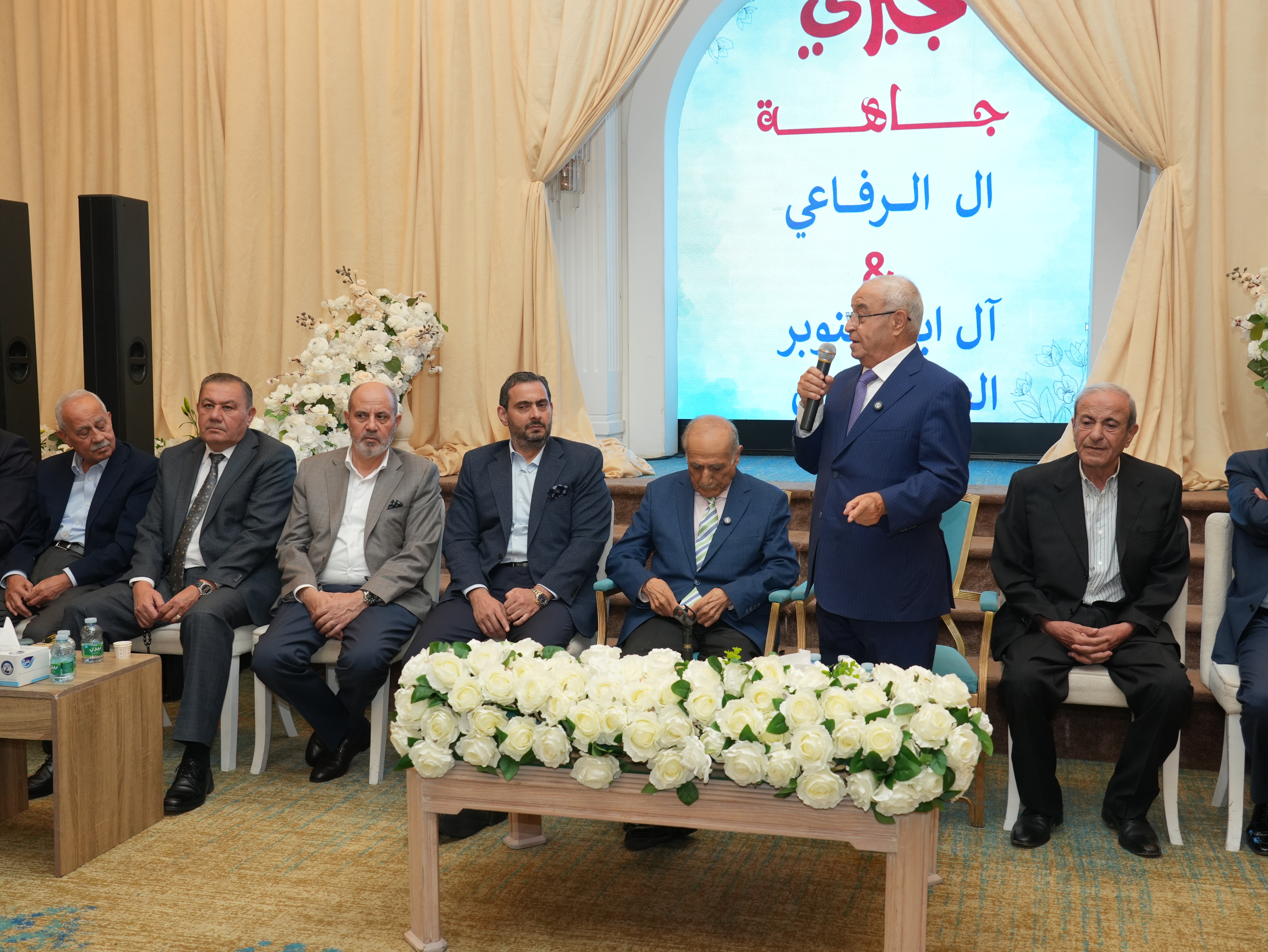 جاهة عشائرية كريمة تجمع عشيرتي أبو صنوبر والرفاعي في أجواء من الفرح والبهجة