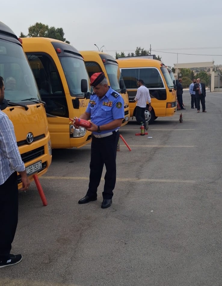 "الأمن العام" تتفقد أسطول حافلات "الشرق الأوسط" ..  جهود وقائية لحماية الطلبة وتعزيز السلامة المرورية