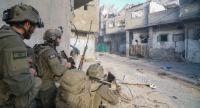 إصابة 5 ضباط وجنود بغزة