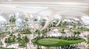 محمد بن راشد يكشف تصميم مبنى المسافرين بمطار دبي