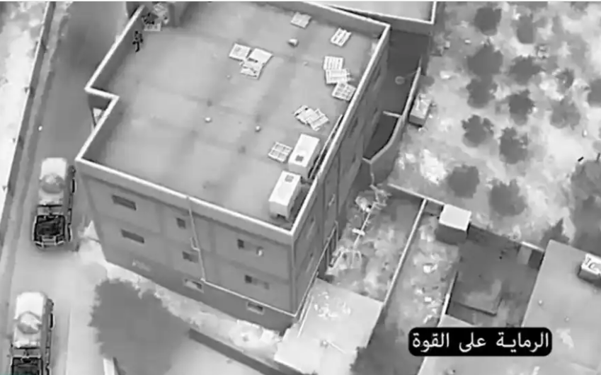 الأمن العام ينشر مشاهد حيّة لمداهمة الإرهابيين في الكرك(فيديو)