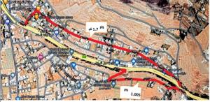  اغلاق طريق عمان السلط بالاتجاهين