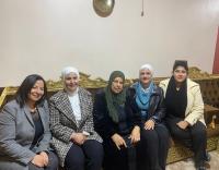 لجنة المرأة بحزب الميثاق الوطني تزور أمهات شهداء الأمن
