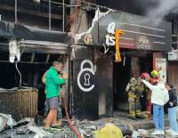 وفاة 8 اشخاص بحريق في مطعم ببيروت