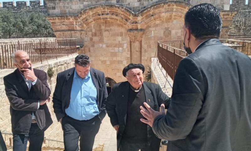 الأب منويل مسلم يدخل القدس بعد غياب 50 عاما Image