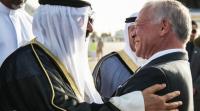 الملك في وداع أمير الكويت بعد اختتام زيارة استمرت يومين
