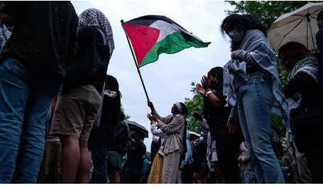 الطلاب الأمريكيون يؤيدون حماس ورفض حق إسرائيل بالوجود