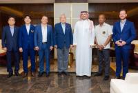 الأمير فيصل والأمير راشد يستقبلان أعضاء المنظمة الإنسانية للتايكوندو