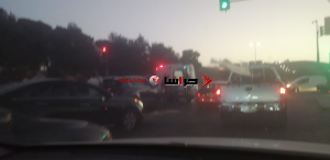 حادث سير على طريق ياجوز - صور